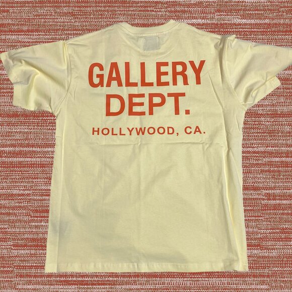 Gallery Dept. Logo-Print Cotton Jersey T-Shirt - Picture 3 of 4